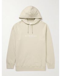 Givenchy - Logo-print Cotton-jersey Hoodie - Lyst
