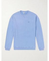 Loewe - Anagram-Embroidered Cotton-Jersey Sweatshirt - Lyst