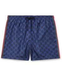 Gucci GG Psychedelic Print Swim Shorts in Black for Men | Lyst