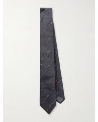 Brunello Cucinelli - 8Cm Silk And Cotton-Blend Tie - Lyst