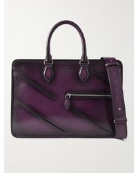 Berluti - Un Jour Mini Venezia Leather Briefcase - Lyst