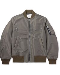 Sacai - Padded Nylon-Twill Bomber Jacket - Lyst