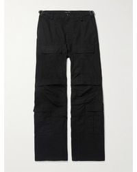Balenciaga - Wide-leg Cotton Cargo Trousers - Lyst