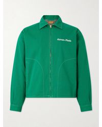 Human Made - Logo-embroidered Cotton-twill Jacket - Lyst