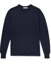 Canali - Cotton Sweater - Lyst