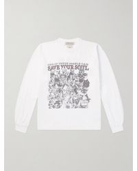 Remi Relief - Printed Cotton-jersey T-shirt - Lyst