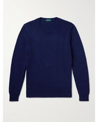Incotex - Zanone Slim-fit Cotton Sweater - Lyst