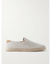 Brunello Cucinelli - Suede Espadrilles - Lyst