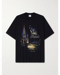 Vetements - Paris Tourist Printed Cotton-jersey T-shirt - Lyst