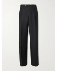 Saman Amel - Amo Straight-leg Wool And Mohair-blend Suit Trousers - Lyst