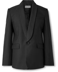 Loewe - Slim-Fit Shawl-Lapel Wool And Silk-Blend Tuxedo Jacket - Lyst