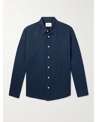 NN07 - Cohen 5972 Button-down Collar Cotton-twill Shirt - Lyst