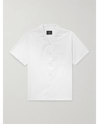 Portuguese Flannel - Atlantico Convertible-collar Cotton-seersucker Shirt - Lyst