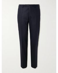 Incotex - Slim-fit Virgin Wool-blend Flannel Trousers - Lyst