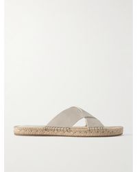 ZEGNA - Panarea Suede Sandals - Lyst