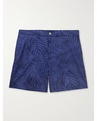 Peter Millar - Porto Palms Slim-fit Short-length Printed Swim Shorts - Lyst