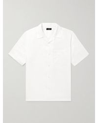 Theory - Noll Camp-collar Linen Shirt - Lyst
