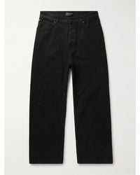 Balenciaga - Wide-Leg Jeans - Lyst
