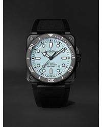 Bell & Ross - Br-03 Diver Full Lum Automatic Ceramic Watch, Ref. Br03A-D-Lm-Ce/Srb - Lyst
