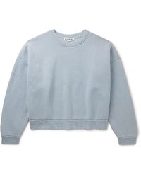 Acne Studios - Fester Garment-dyed Cotton-jersey Sweatshirt - Lyst