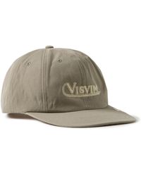 Visvim - Excelsior Ii Leather-trimmed Logo-embroidered Wool And Linen-blend Twill Baseball Cap - Lyst