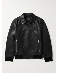 Theory Leather jackets for Men | Online 