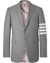 Thom Browne - Slim-Fit Striped Wool Suit Jacket - Lyst