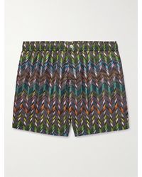 Missoni - Slim-fit Mid-length Striped Swim Shorts - Lyst