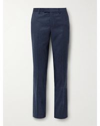 Paul Smith - Slim-Fit Wool And Cashmere-Blend Flannel Suit Trousers - Lyst