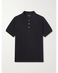 A.P.C. - Joe Cotton-Piqué Polo Shirt - Lyst