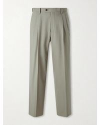 AURALEE - Ultra Fine Tropical Wool Trousers - Lyst