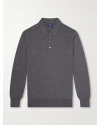 William Lockie - Virgin Wool Polo Shirt - Lyst