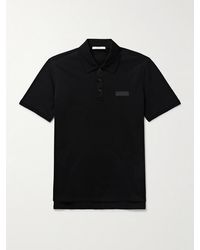 Givenchy - Cotton-Piqué Polo Shirt - Lyst
