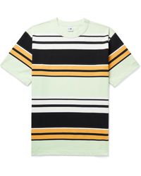 NN07 - Nat Striped Cotton-jersey T-shirt - Lyst