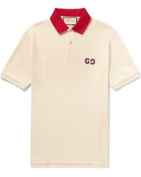gucci logo baiadera polo