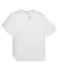 Maison Margiela - Three-Pack Organic Cotton-Jersey T-Shirt - Lyst