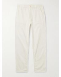 The Row - Sankuro gerade geschnittene Hose aus Gabardine aus einer Baumwoll-Kaschmirmischung - Lyst