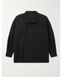 Kaptain Sunshine - Cotton And Linen-Blend Twill Half-Placket Jacket - Lyst
