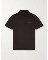 Givenchy - Logo-Appliquéd Cotton-Piquéd Polo Shirt - Lyst