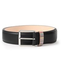 Paul Smith - 3.5cm Striped Leather Belt - Lyst