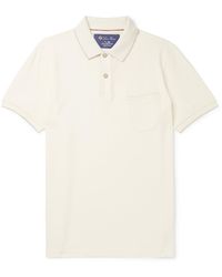 Loro Piana - Regatta Contrast-tipped Stretch-cotton Piqué Polo Shirt - Lyst