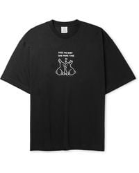 Vetements - Kissing Bunnies Printed Cotton-jersey T-shirt - Lyst