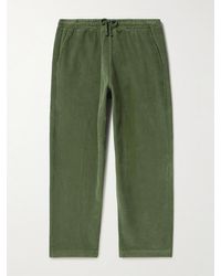 Universal Works - Pantaloni a gamba dritta in velluto a coste di lana con coulisse - Lyst