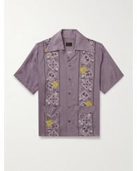 Kapital - Peckish Rainbowy Wrangle Camp-Collar Printed Voile Shirt - Lyst