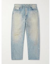 A.PRESSE - No. 37 Straight-Leg Distressed Jeans - Lyst