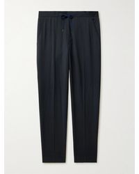 MR P. - Tapered Wool Drawstring Trousers - Lyst