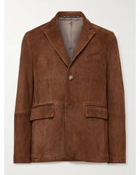 Paul Smith - Suede Suit Jacket - Lyst