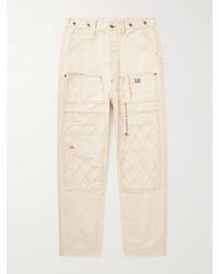 Kapital - Lumber Embroidered Straight-leg Cotton-canvas Cargo Trousers - Lyst