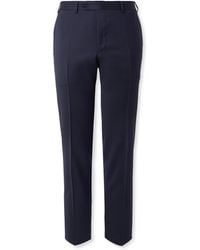 Canali - Slim-Fit Straight-Leg Super 130S Wool-Twill Suit Trousers - Lyst