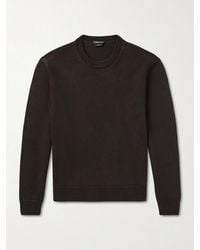 Tom Ford - Cotton And Silk-Blend Sweater - Lyst